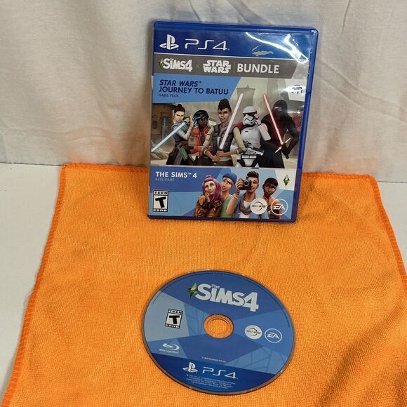 PS4 Star Wars Journey to Batuu + The Sims 4 Bundle No Manual PlayStation 4 - Picture 1 of 2